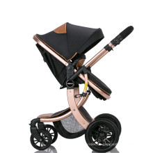 Großhandel High -End -Aluminiumlegierung faltbares leichter Gewicht Baby Kinderwagen Luxus Mesh Dachlicht